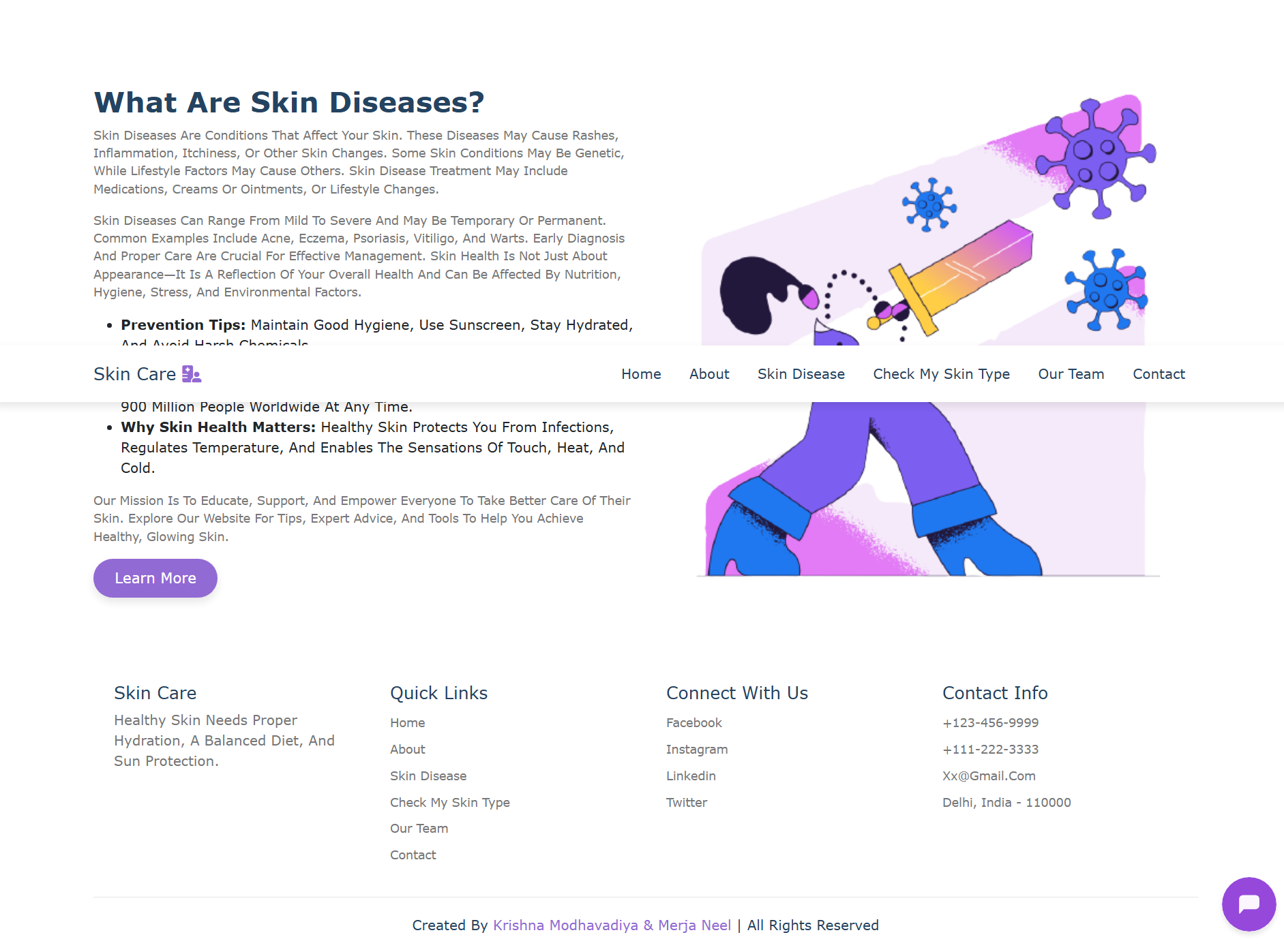 Skin Project Screenshot